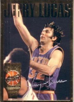 Jerry Lucas certified signed NY Knicks 1994 Action Packed Hall of Fame card - AutographsForSale.com