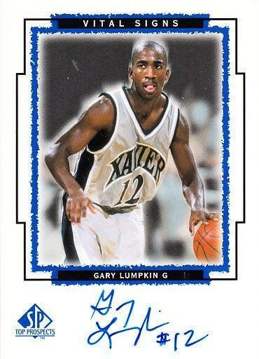 Gary Lumpkin certified signed Xavier 1999 SP Top Prospects card - AutographsForSale.com