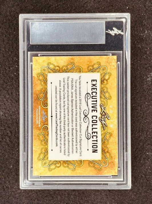 John Havlicek 2018 Leaf Masterpiece Cut Signature certified signed card 1/1 Celtics - AutographsForSale.com