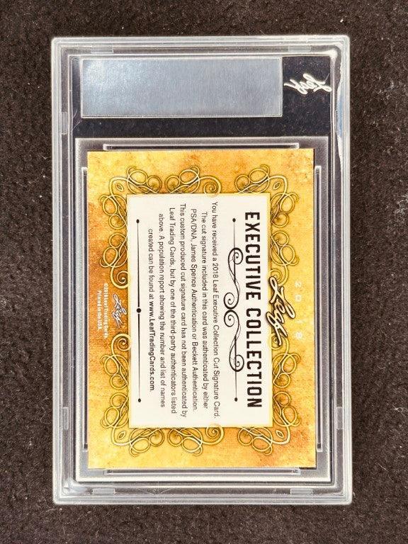 John Havlicek 2018 Leaf Masterpiece Cut Signature certified signed card 1/1 Celtics - AutographsForSale.com