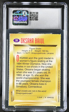 Oksana Baiul 1996 SI for Kids ice skating RC CSG 8.5 NmMt - AutographsForSale.com