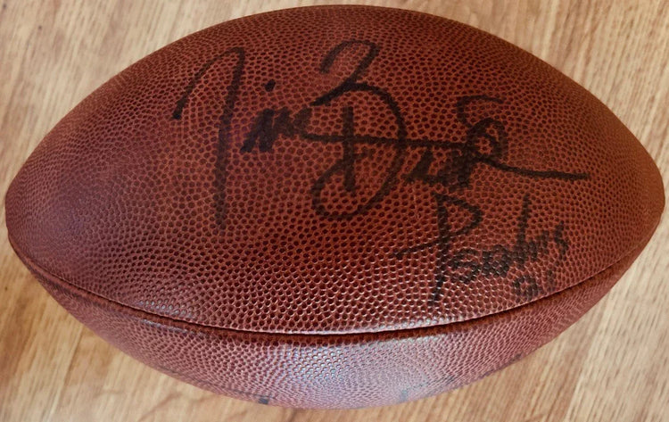 Tim Brown & Jerry Rice signed NFL game football JSA Raiders - AutographsForSale.com