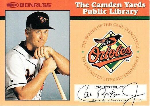 Cal Ripken Baltimore Orioles 1997 Donruss The Only Way I Know book insert promo card - AutographsForSale.com