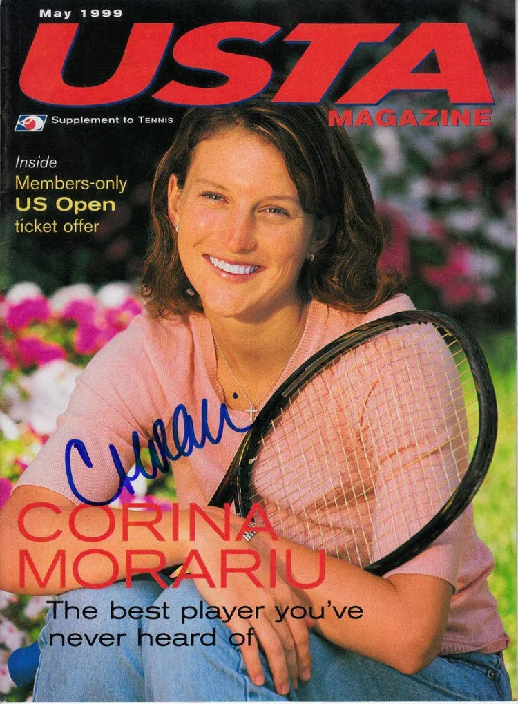 Corina Morariu autographed 1999 USTA tennis magazine - AutographsForSale.com