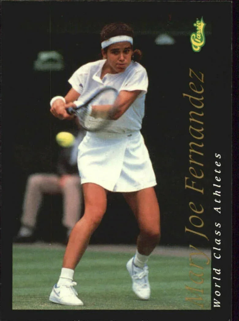 Mary Joe Fernandez 1992 Classic World Class Athletes tennis card - AutographsForSale.com