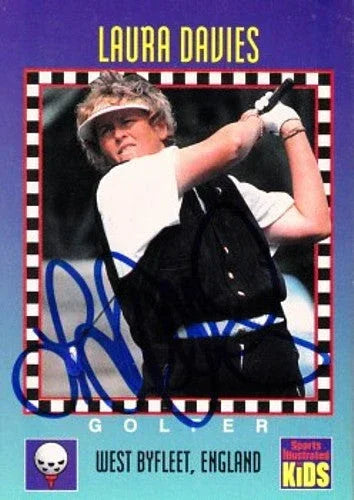 Laura Davies autographed 1994 Sports Illustrated for Kids golf Rookie Card - AutographsForSale.com