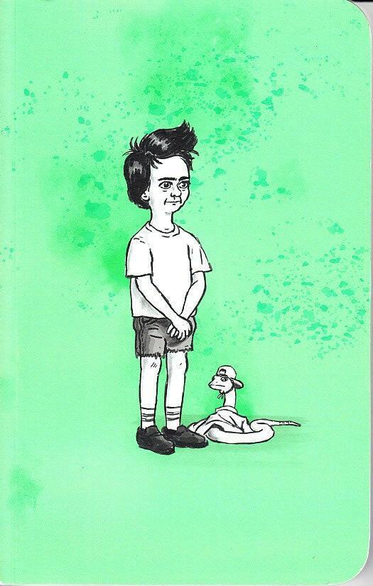 Sanjay and Craig 2014 Comic-Con Nickelodeon blank notebook or sketchbook and slap bracelet - AutographsForSale.com