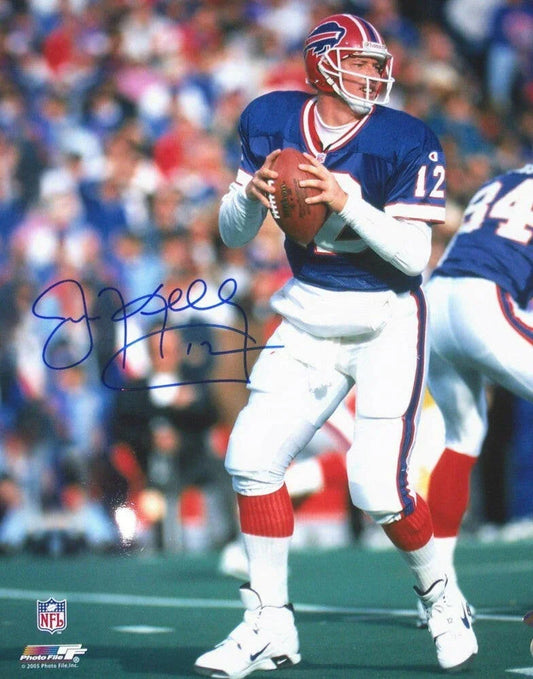 Jim Kelly autographed Buffalo Bills 16x20 poster size photo - AutographsForSale.com