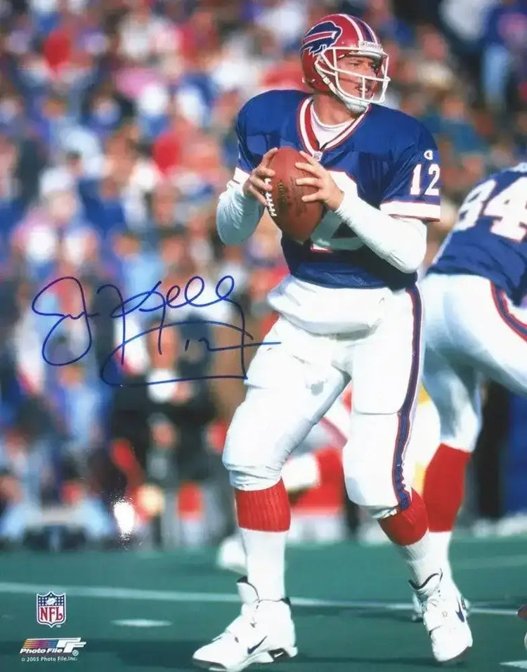 Jim Kelly autographed Buffalo Bills 16x20 poster size photo - AutographsForSale.com