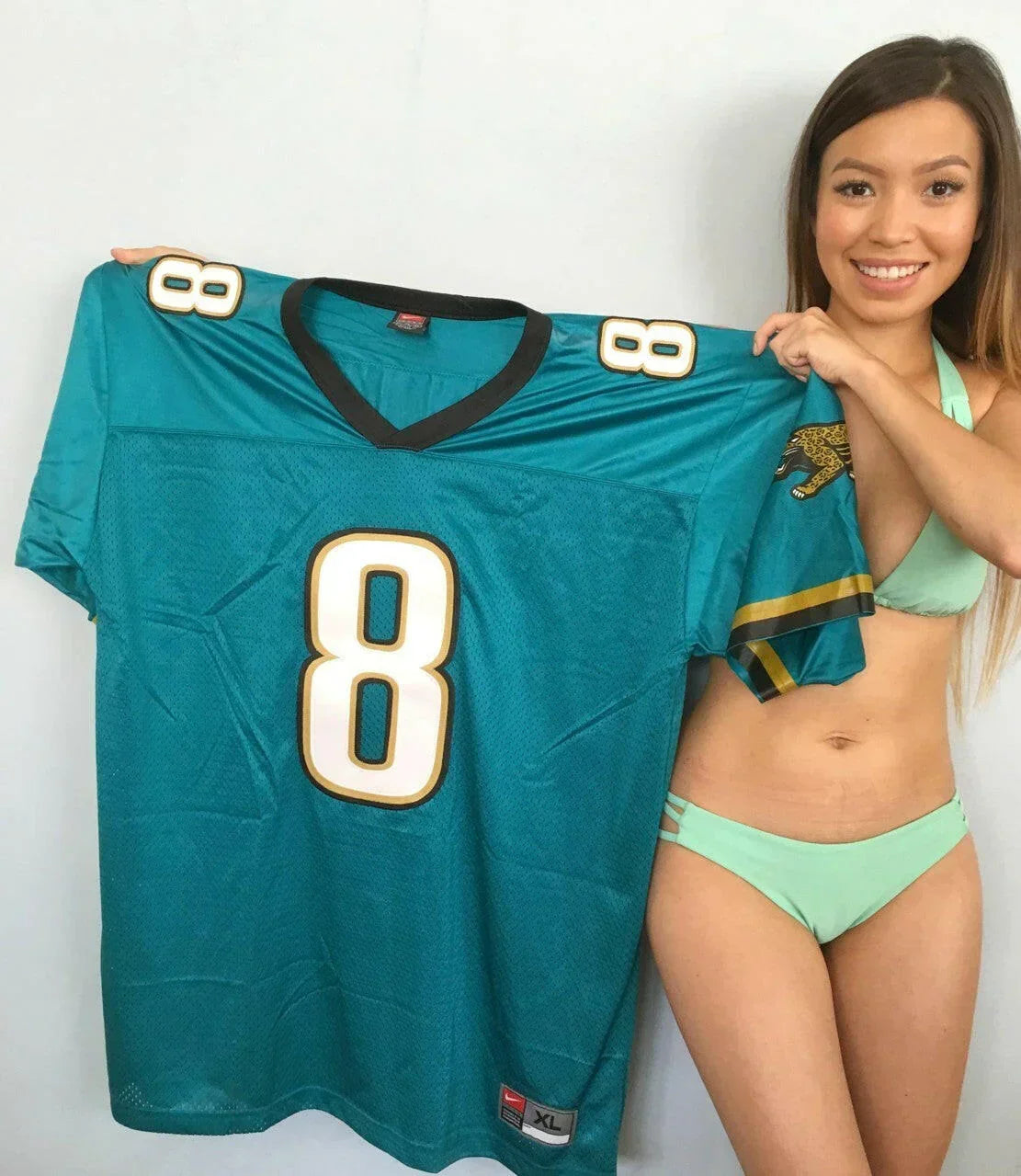 Mark Brunell Jacksonville Jaguars Nike teal jersey NEW - AutographsForSale.com