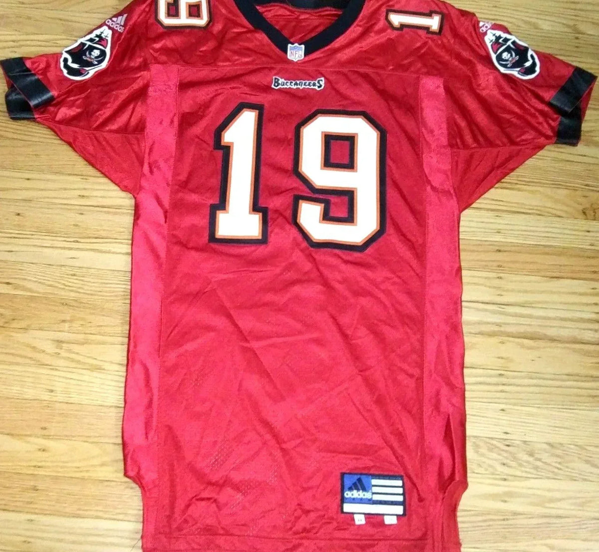 Keyshawn Johnson Buccaneers 2001 Adidas team issue game model jersey NEW - AutographsForSale.com