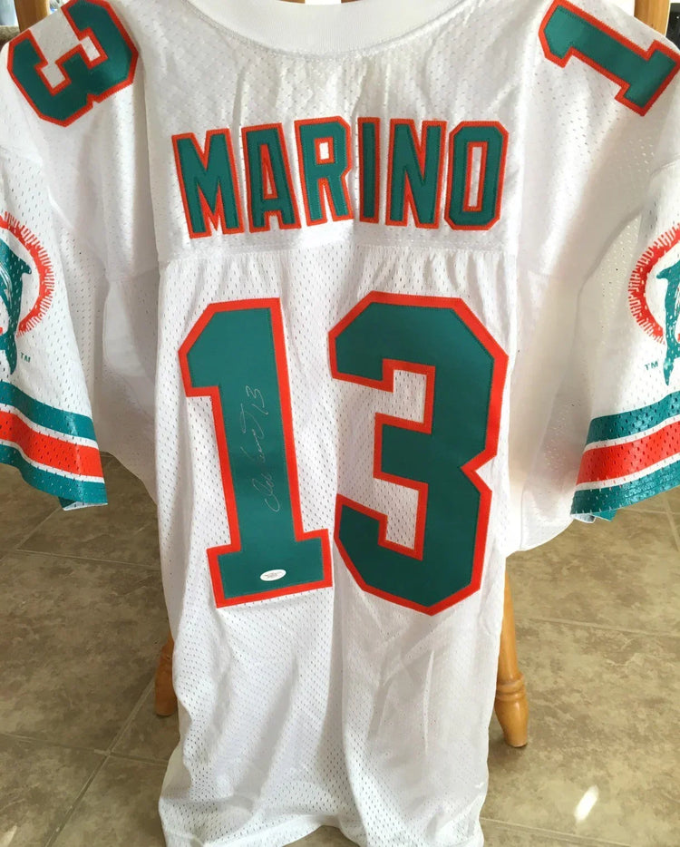 Dan Marino signed Dolphins 1995 Wilson Pro Line game model white jersey JSA - AutographsForSale.com