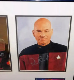 Star Trek Captains signed 8x10 & 5x7 photos framed William Shatner Patrick Stewart Avery Brooks Kate Mulgrew - AutographsForSale.com