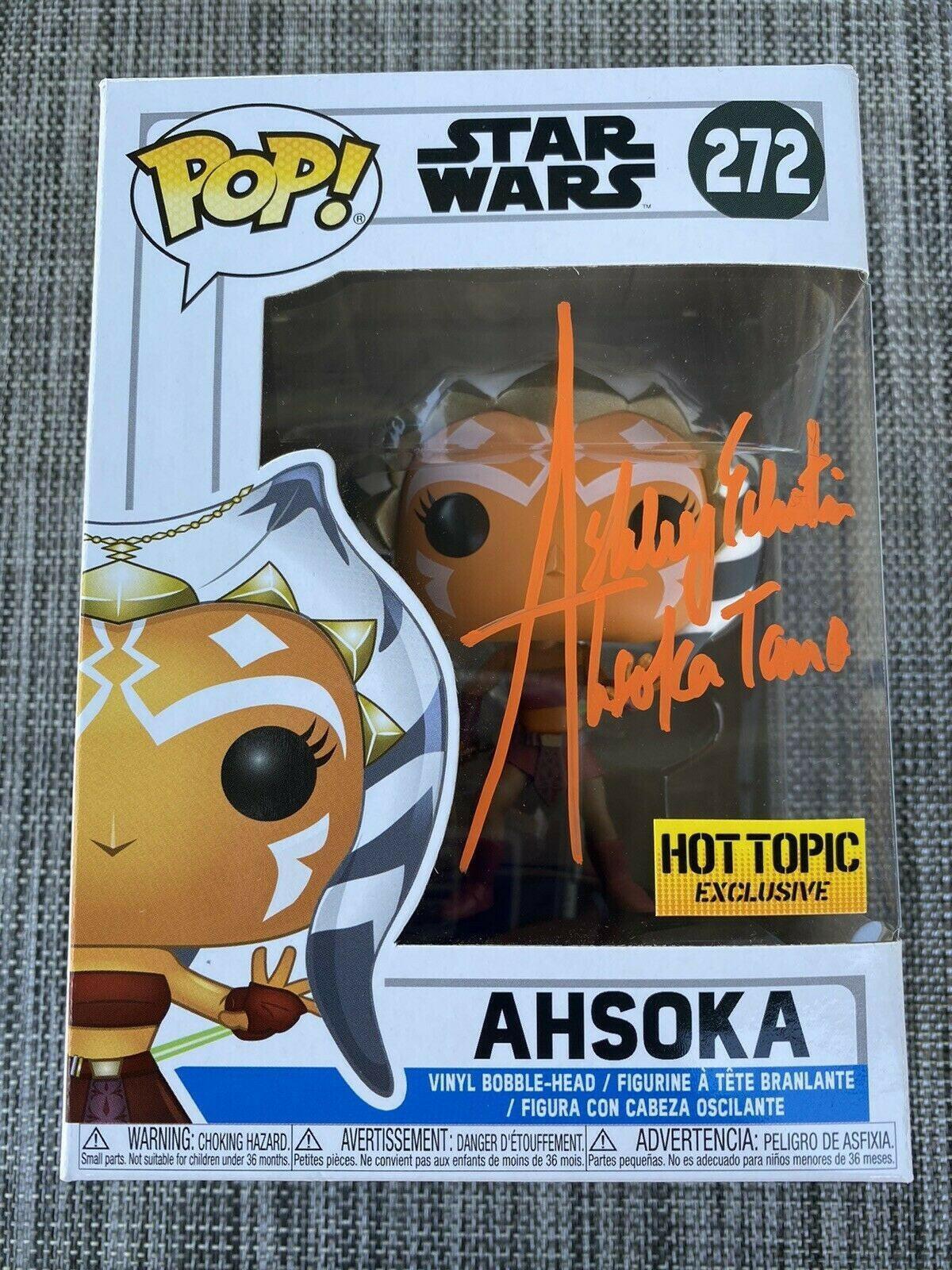 Ashley Eckstein signed Ahsoka Tano Star Wars Clone Wars Hot Topic 2018 Funko Pop JSA - AutographsForSale.com