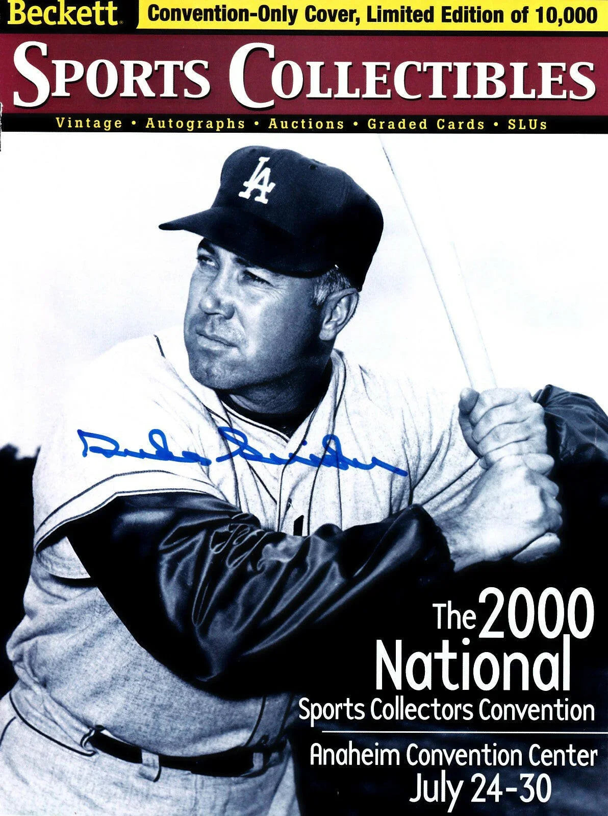 Duke Snider autographed Dodgers 2000 Beckett Sports Collectibles magazine cover - AutographsForSale.com