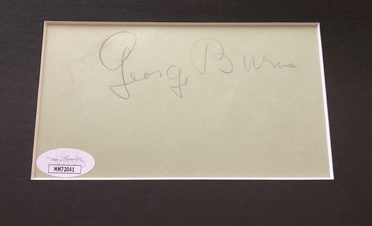 George Burns autograph framed Oh God 8x10 movie photo JSA - AutographsForSale.com