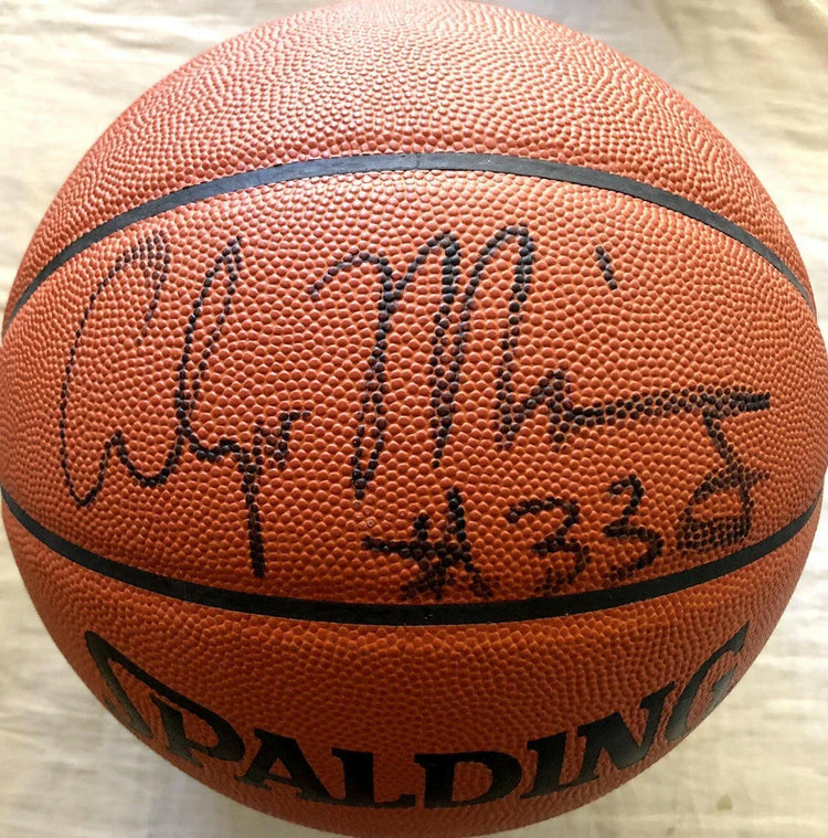 Alonzo Mourning signed Spalding NBA game model basketball JSA Heat - AutographsForSale.com