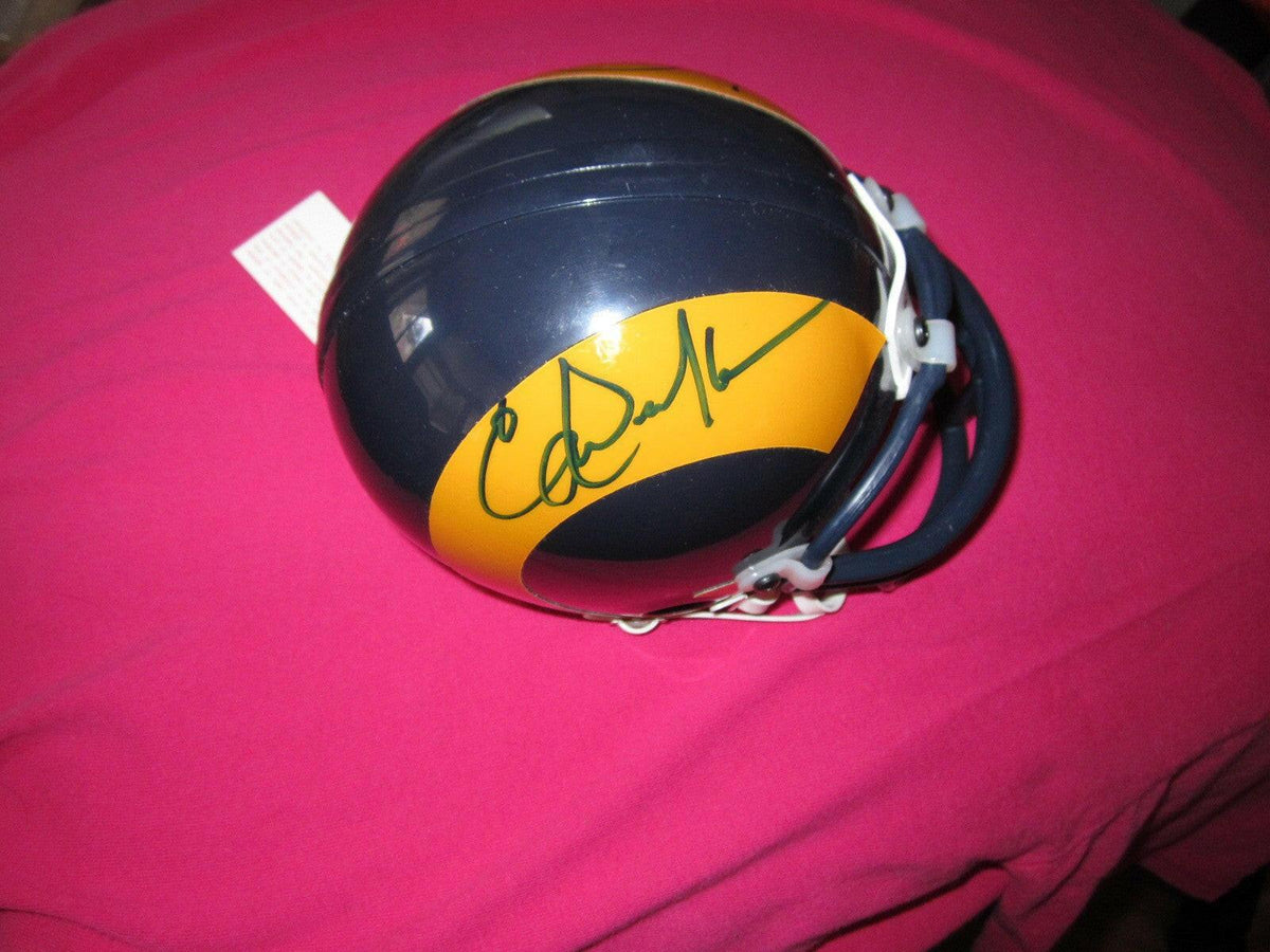 Eric Dickerson & Vince Ferragamo signed LA Rams mini helmet JSA - AutographsForSale.com