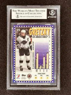 Wayne Gretzky LA Kings 1995-96 Topps Marquee Men Power Boosters card BGS 7.5 - AutographsForSale.com