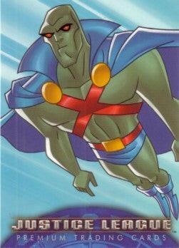 Justice League 2003 Inkworks promo card 7 Martian Manhunter - AutographsForSale.com