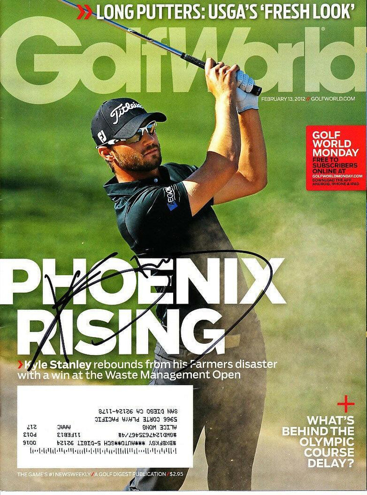 Kyle Stanley autographed 2012 Golf World magazine - AutographsForSale.com