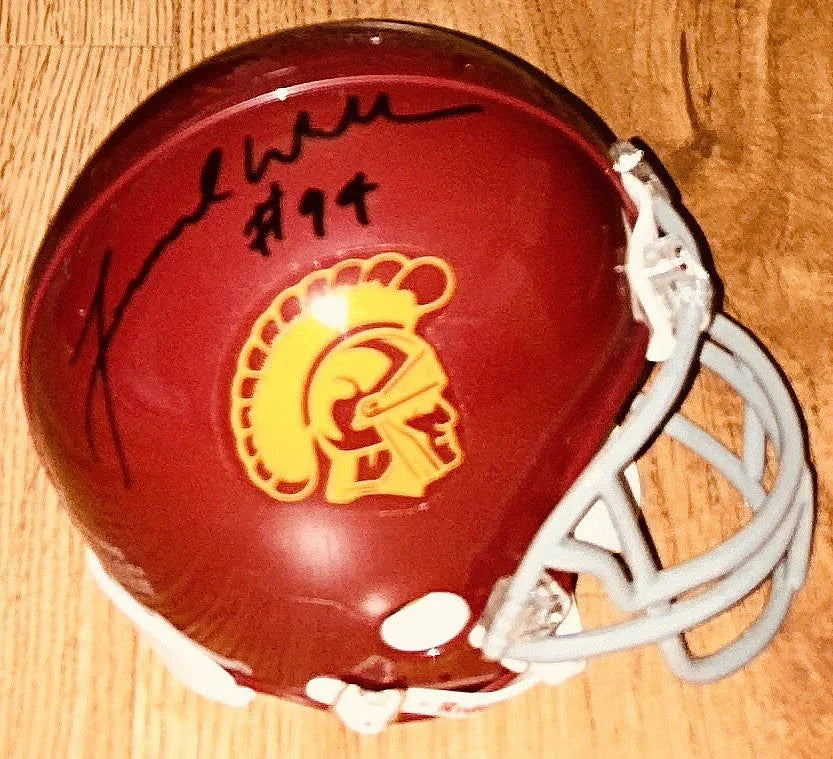 Leonard Williams autographed USC Trojans mini helmet JSA - AutographsForSale.com