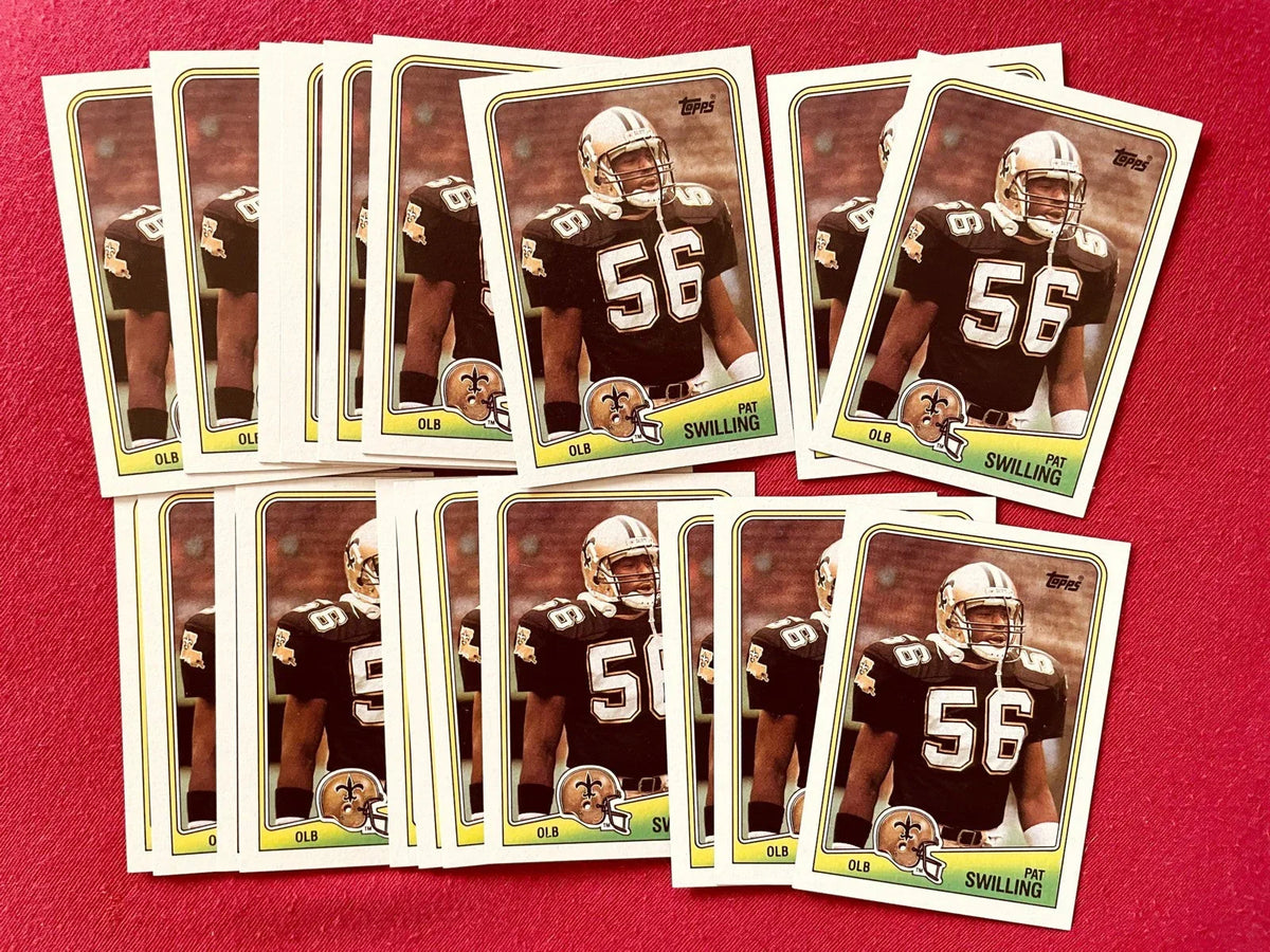 10 Pat Swilling New Orleans Saints 1988 Topps Rookie Cards - AutographsForSale.com