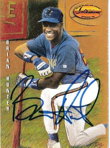 Brian Hunter autographed 1994 Ted Williams Baseball Dan Gardiner insert card - AutographsForSale.com