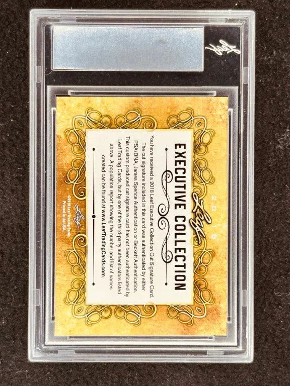 Hakeem Olajuwon 2018 Leaf Masterpiece Cut Signature certified signed card 1/1 JSA Rockets - AutographsForSale.com