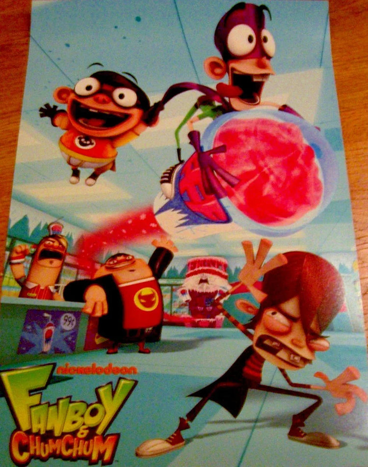 Fanboy & ChumChum 2010 Comic-Con promo poster - AutographsForSale.com