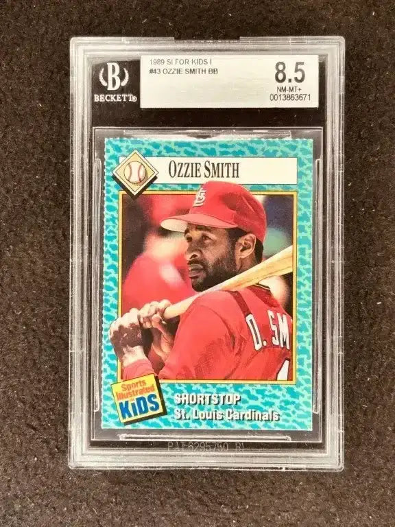 Ozzie Smith St Louis Cardinals 1989 SI for Kids card BGS 8.5 - AutographsForSale.com