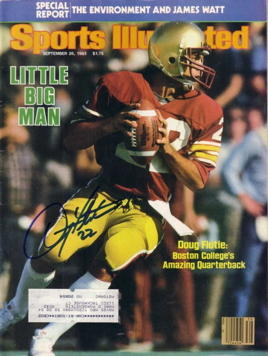 Doug Flutie signed Boston College 1983 Sports Illustrated magazine JSA - AutographsForSale.com
