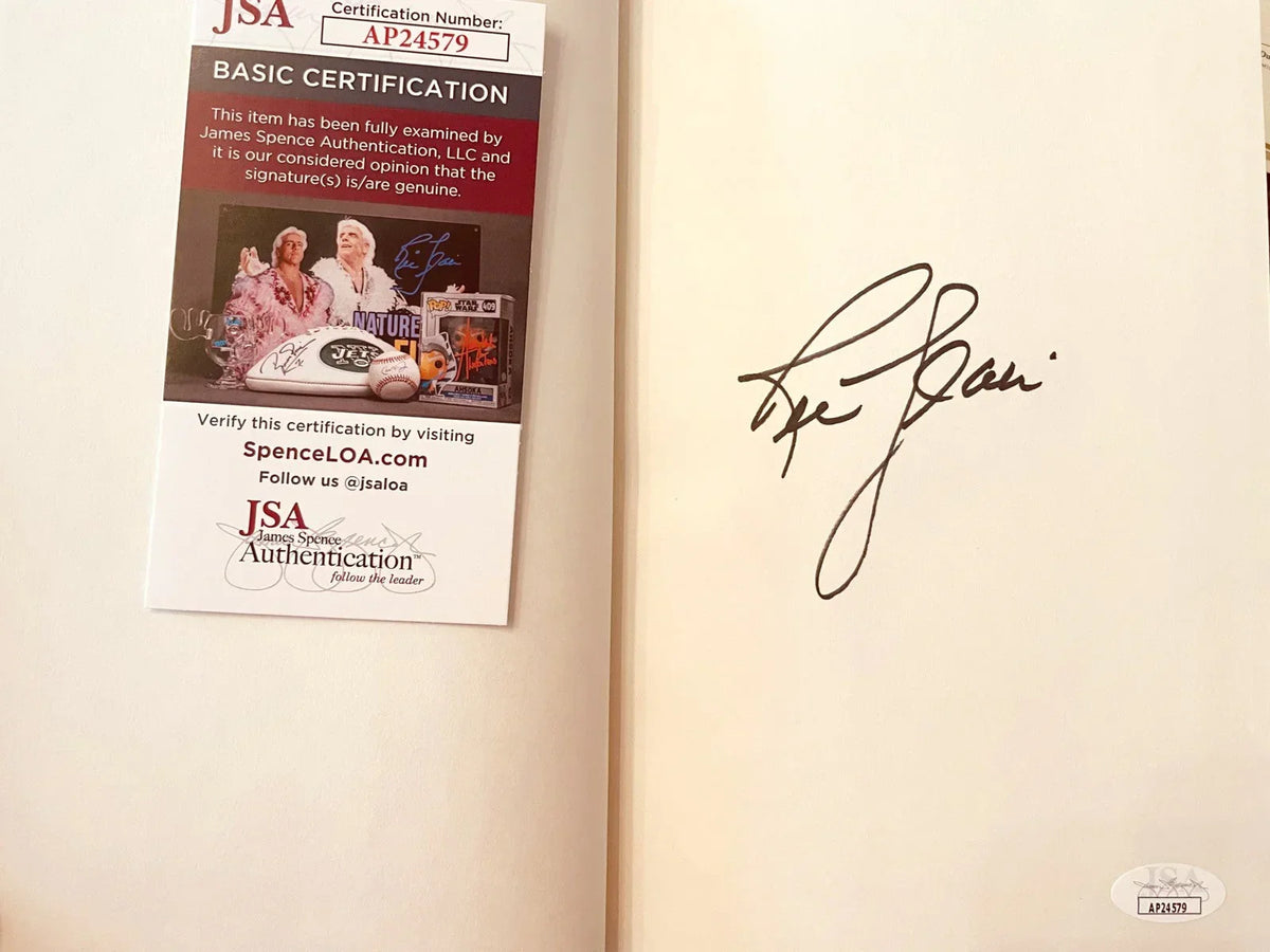 Ric Flair and Charlotte Flair autographed Second Nature hardcover book JSA - AutographsForSale.com