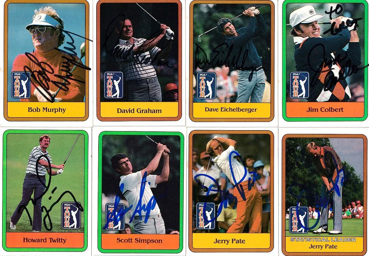 8 signed 1981 Donruss golf cards David Graham Jerry Pate Scott Simpson - AutographsForSale.com