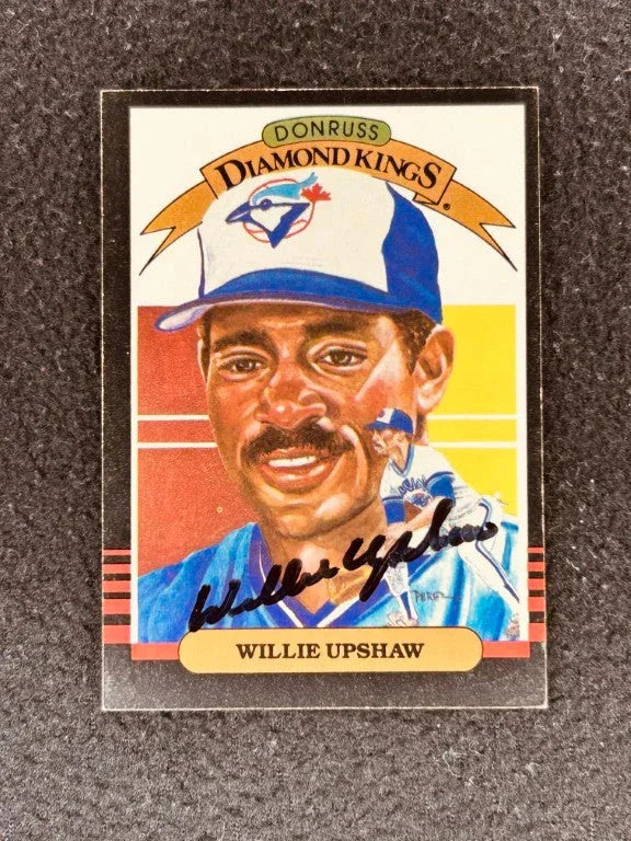 Willie Upshaw autographed Toronto Blue Jays 1985 Donruss Diamond Kings card - AutographsForSale.com