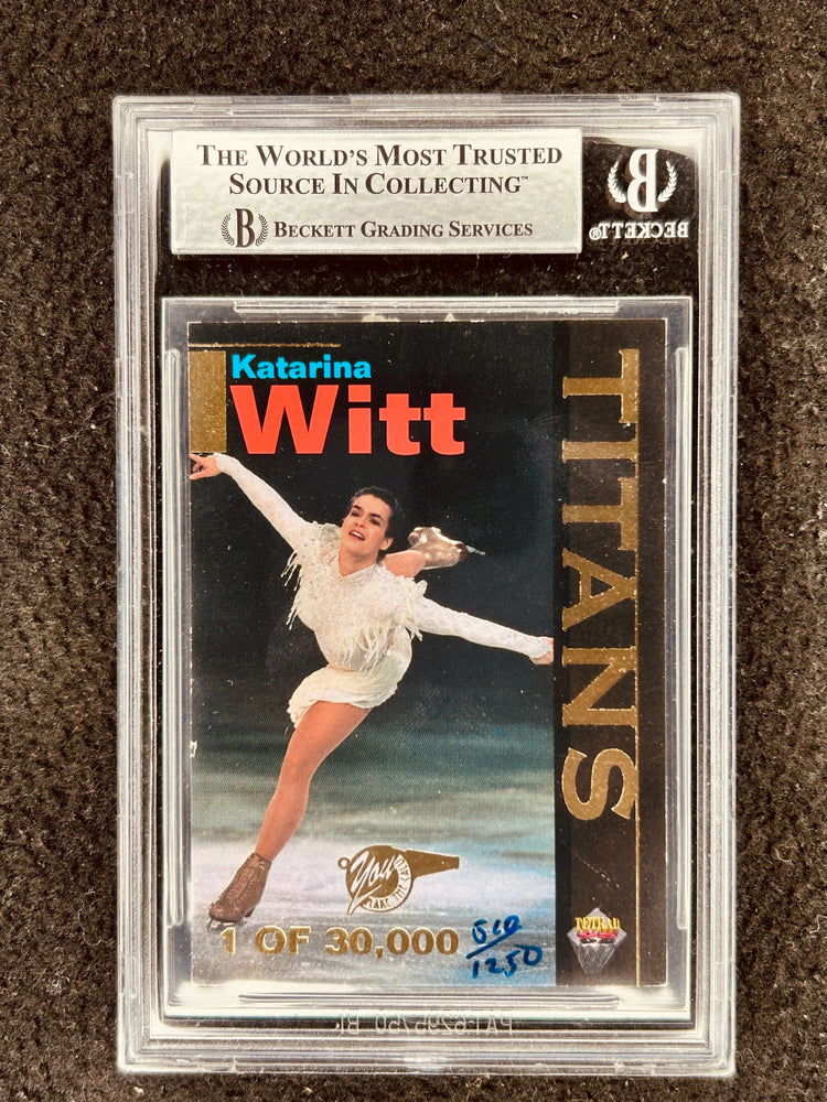 Katarina Witt certified signed 1995 Signature Rookies ice skating card BAS - AutographsForSale.com