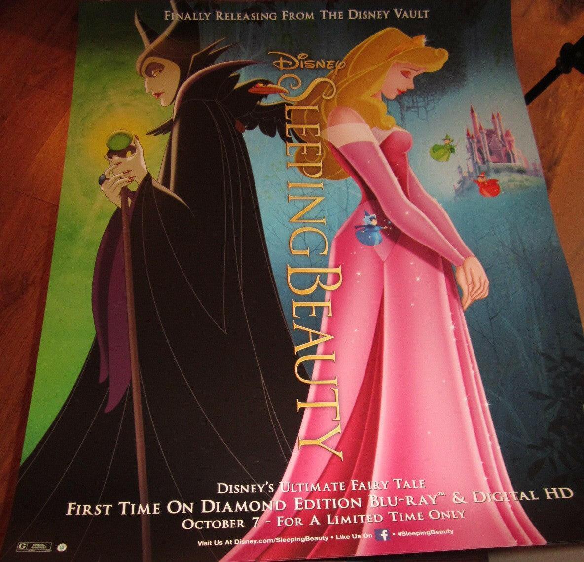 Sleeping Beauty movie 2014 Diamond Edition Disney 22x28 poster - AutographsForSale.com