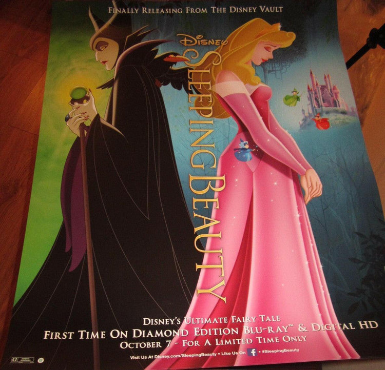 Sleeping Beauty movie 2014 Diamond Edition Disney 22x28 poster - AutographsForSale.com