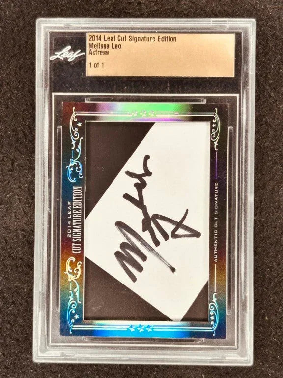 Melissa Leo 2014 Leaf Cut Signature Edition certified signed card 1/1 Fighter - AutographsForSale.com