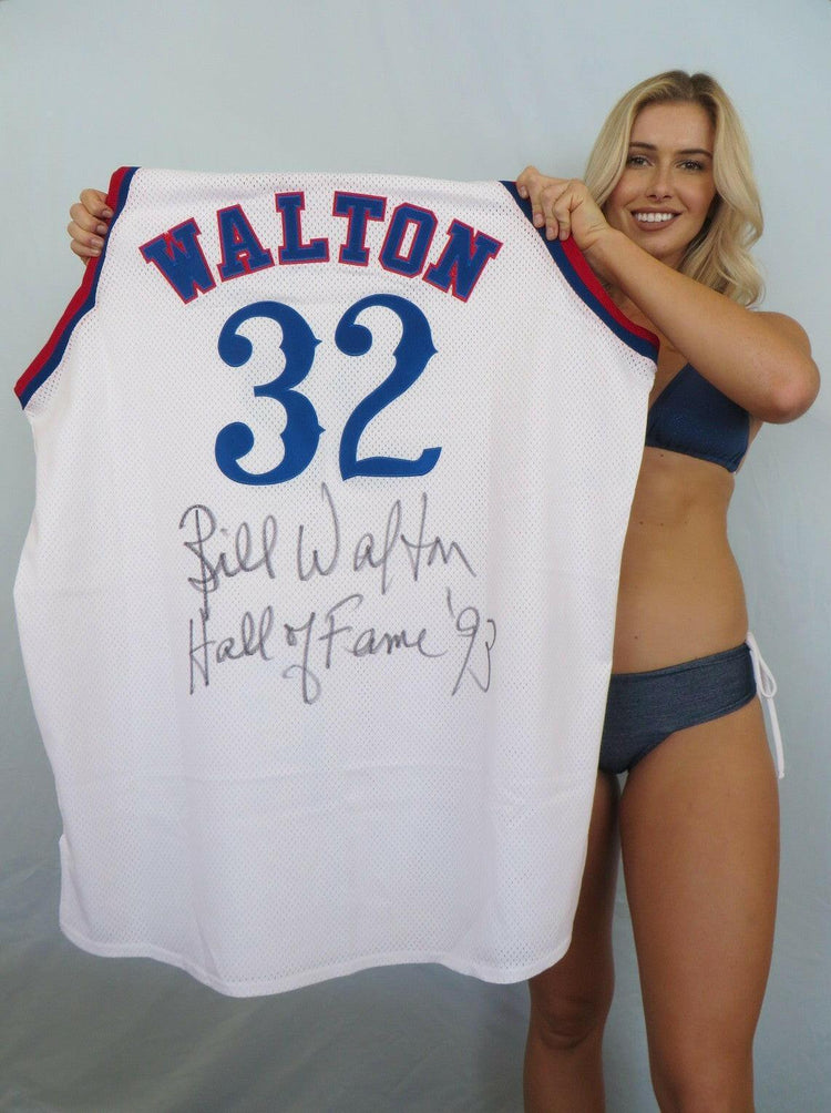 Bill Walton signed 1984-85 LA Clippers Mitchell & Ness jersey with Hall of Fame 93 JSA - AutographsForSale.com