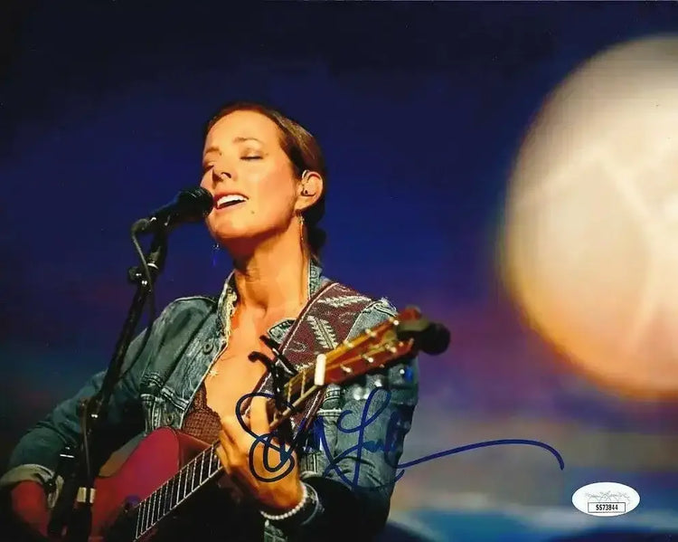 Sarah McLachlan autographed 8x10 concert photo JSA - AutographsForSale.com
