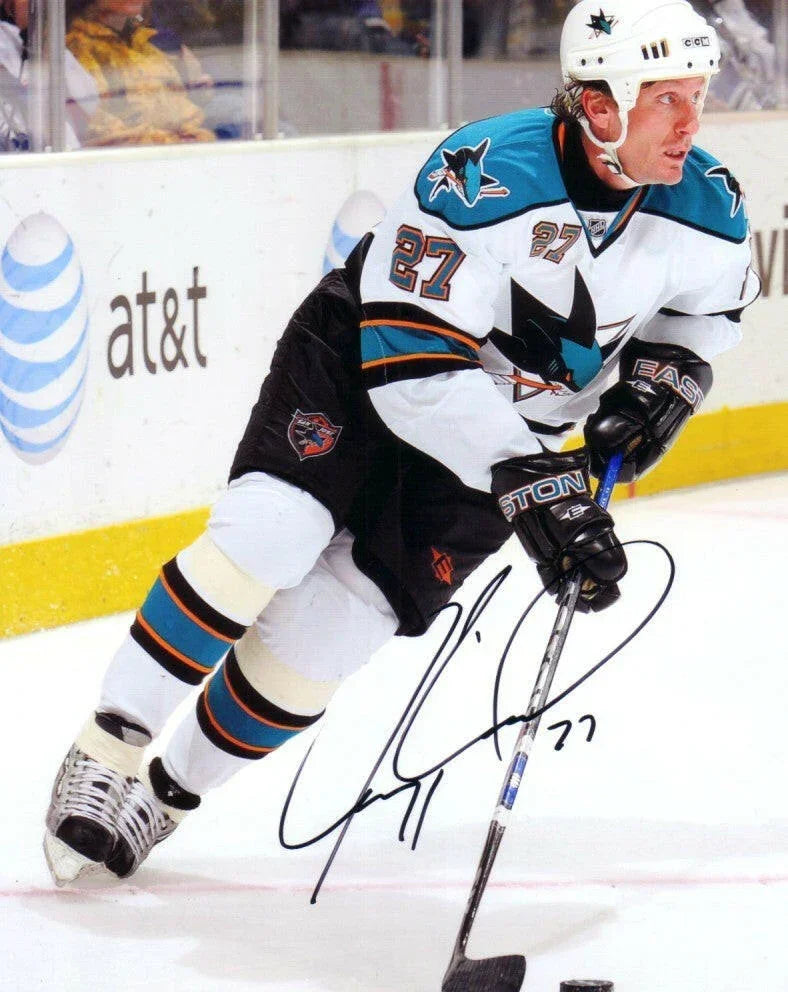 Jeremy Roenick autographed San Jose Sharks 8x10 photo - AutographsForSale.com