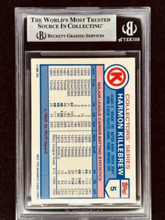 Harmon Killebrew autographed Minnesota Twins 1985 Topps Circle K Home Run Kings card BAS - AutographsForSale.com