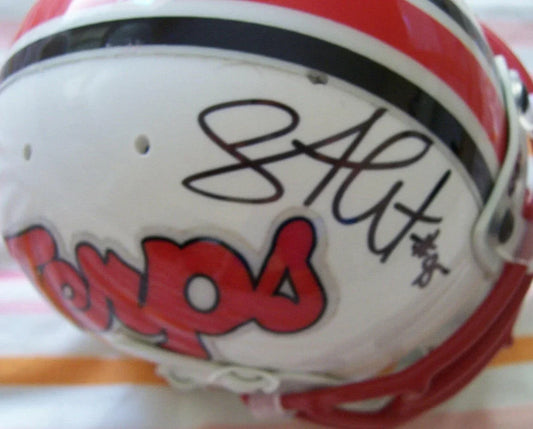 Shawne Merriman autographed Maryland Terrapins mini helmet - AutographsForSale.com
