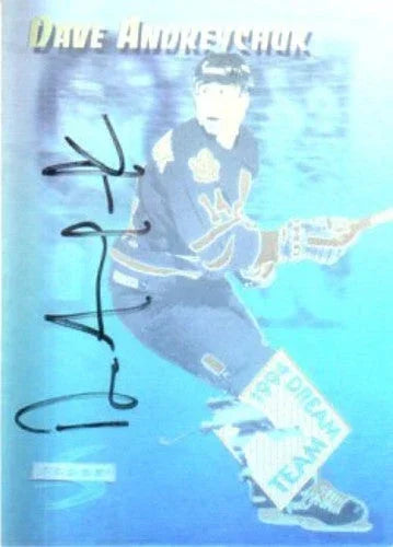 Dave Andreychuk signed Maple Leafs 1994-95 Score Dream Team card - AutographsForSale.com
