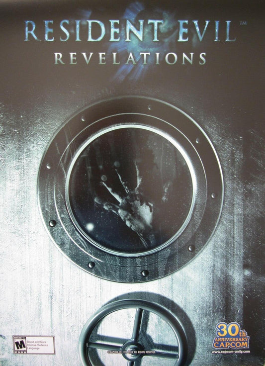 Resident Evil Revelations Video Game 2013 Capcom 30th Anniversary 14x20 poster - AutographsForSale.com