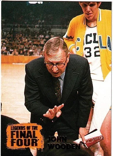 John Wooden UCLA 1996 Classic Legends of Final Four card - AutographsForSale.com