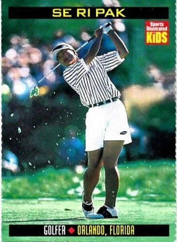Se Ri Pak 1998 SI for Kids LPGA golf Rookie Card - AutographsForSale.com