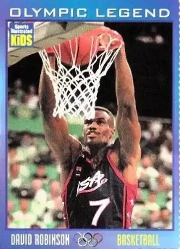 David Robinson US team 2000 SI for Kids Olympic Legends card - AutographsForSale.com