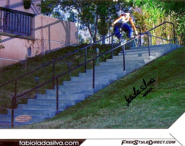 Fabiola da Silva signed vert skating 8x10 photo (Steiner Sports) - AutographsForSale.com